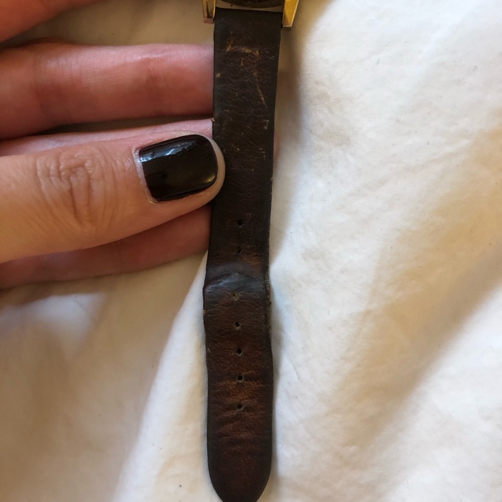 Olivia Burton Brown Leather Watch - Picture 3 of 8